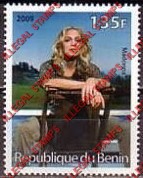 Benin 2009 Famous People Madonna Counterfeit Illegal Stamp