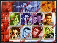 Somalia 2005 Elvis Presley Illegal Stamp Souvenir Sheet of 8