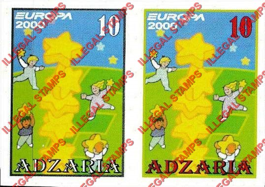 Adjaria 2000 EUROPA Illegal Stamps