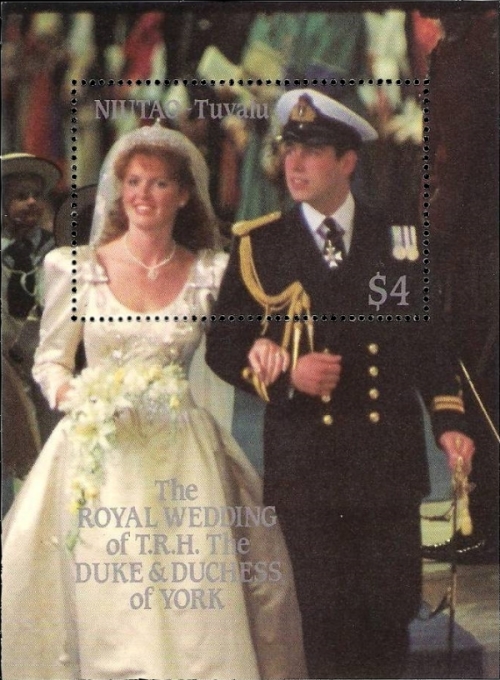 Niutao 1986 Royal Wedding (1st issue) Souvenir Sheet