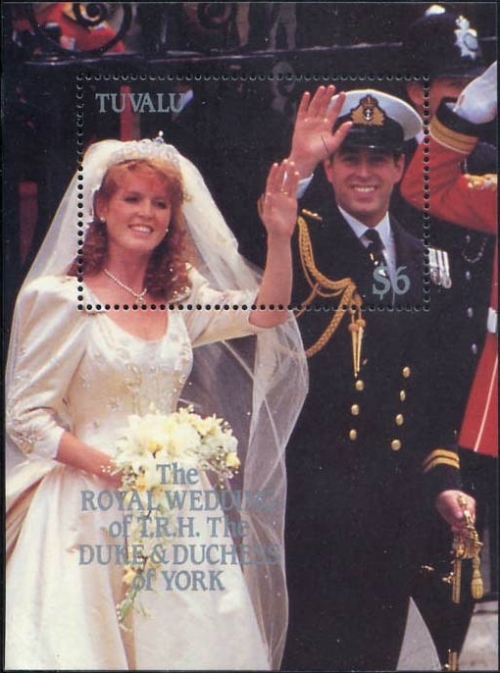 Tuvalu 1986 Royal Wedding (1st issue) Souvenir Sheet