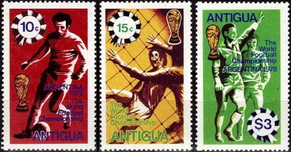 1978 World Cup soccer Championship in Argentina Stamps