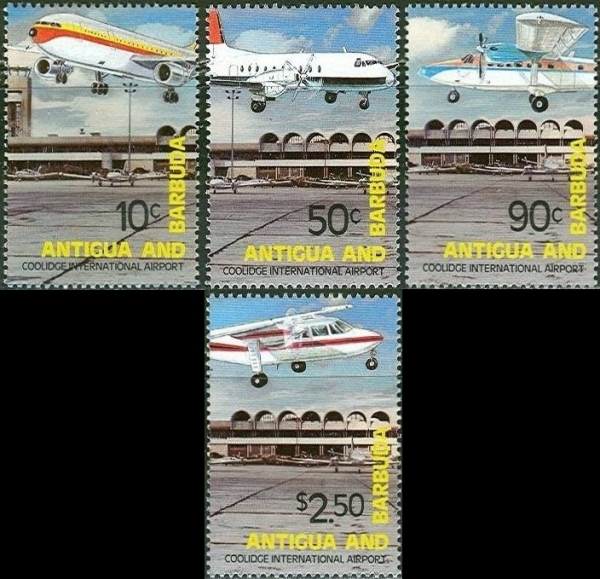 1982 Opening of Coolidge International Airport Stamps