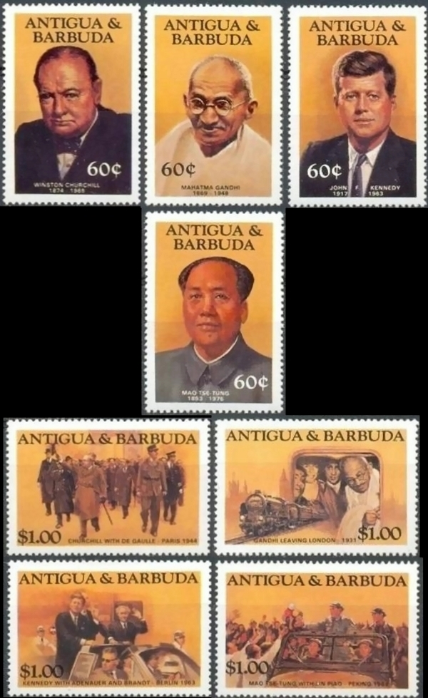 1984 Famous Leaders Stamps