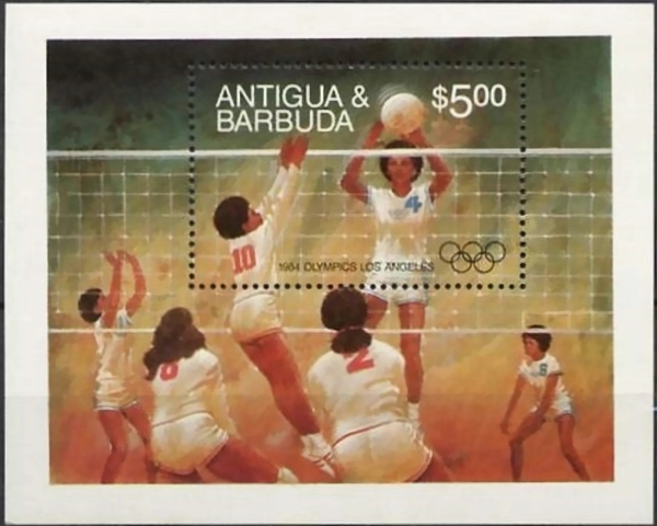 1984 Olympic Games in Los Angeles Souvenir Sheet