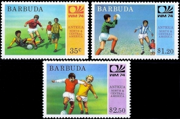 1974 World Cup Soccer Championship (1st issue) Stamps