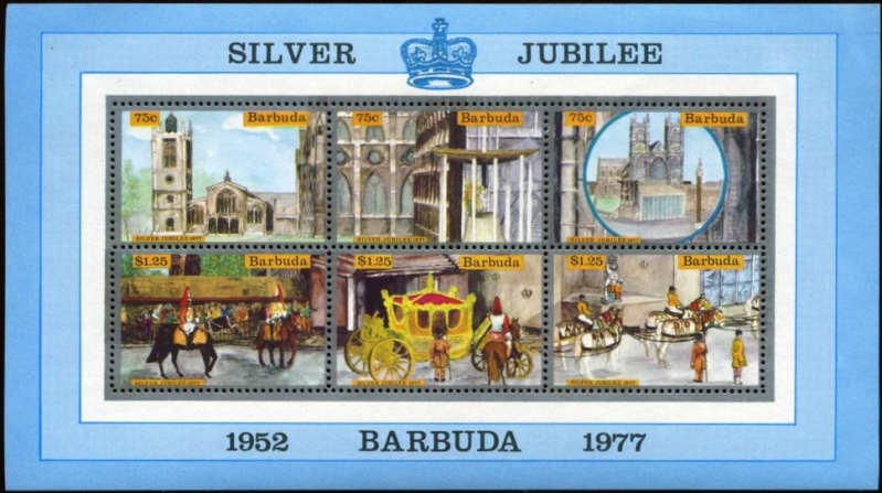 1977 Silver Jubilee Souvenir Sheet