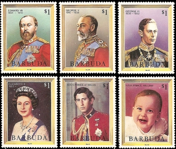 1984 Members of the British Royal Family Stamps