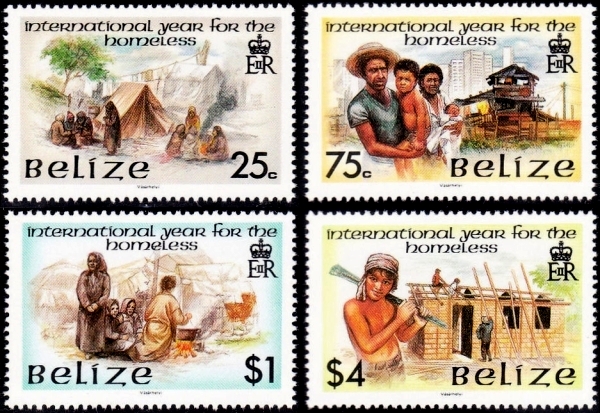 1987 International Year of Shelter for the Homeless Stamps
