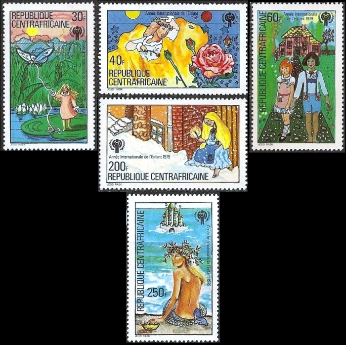 Central Africa 1979 International Year of the Child (2nd issue) Stamps