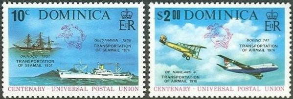 1974 Universal Postal Union Stamps