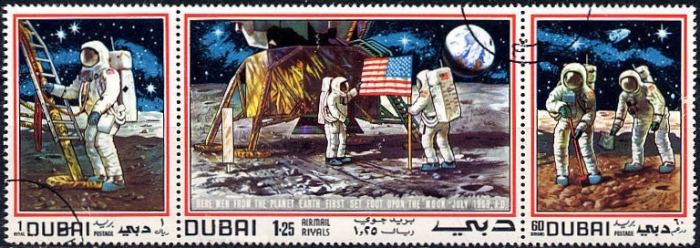 1969 First Man on the Moon Stamps