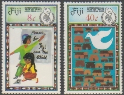 1986 International Peace Year Stamps