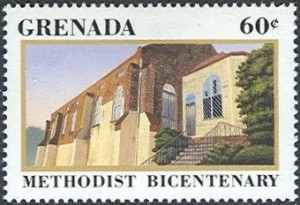 1986 Bicentenary of the Methodist Church in Grenada Stamp