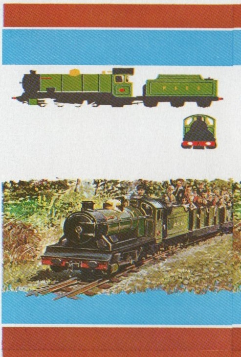 Bequia Locomotives (2nd series) $1.00 All Colors Stage Progressive Color Proof Pair