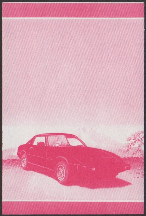 Nanumea 2nd Series 60c 1978 Mazda RX7 Automobile Stamp Red Stage Color Proof