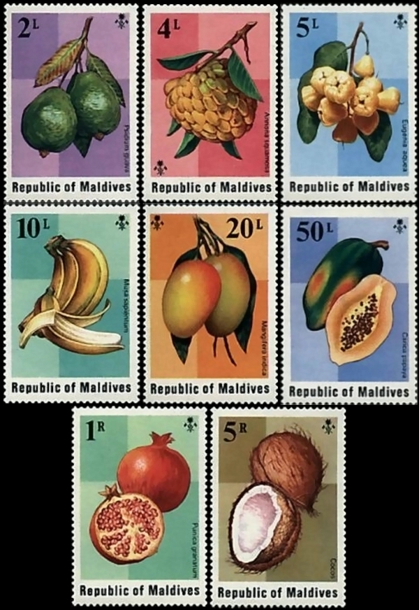 1975 Tropical Fruits Stamps
