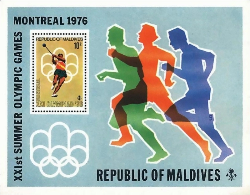 1976 Olympic Games in Montreal Souvenir Sheet