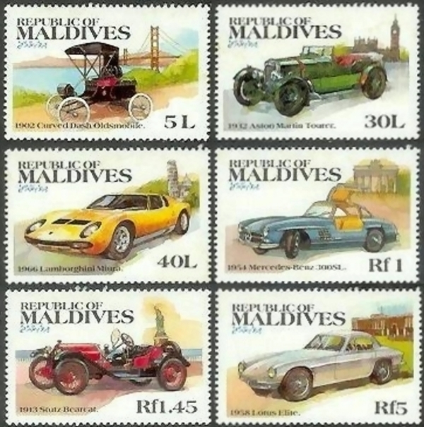 1983 Classic Motor Cars Stamps