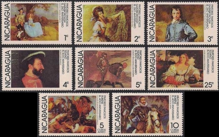 1977 Paintings Stamps