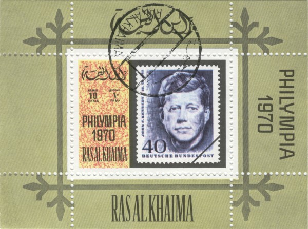 Ras al Khaima 1970 PHILYMPIA (London) Germany Souvenir Sheet