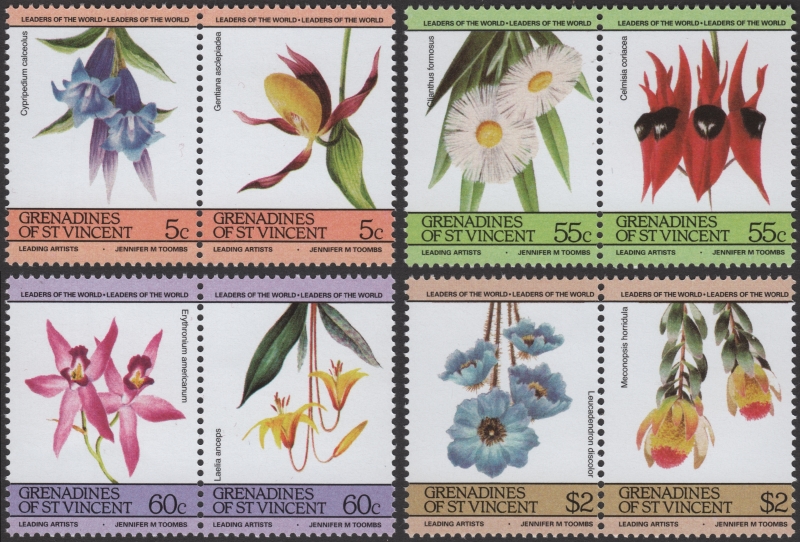 Forgeries of the 1985 Flowers Inverted Frame Error Stamps