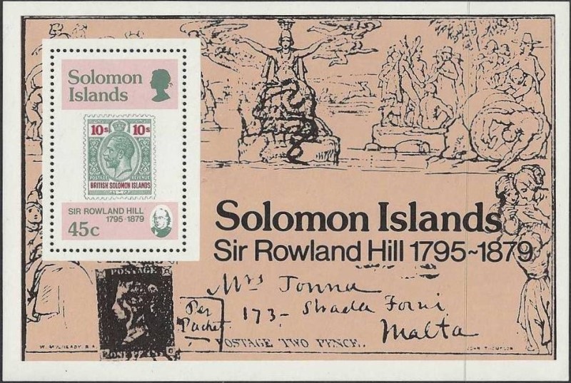 1979 Death Centenary of Sir Rowland Hill Souvenir Sheet