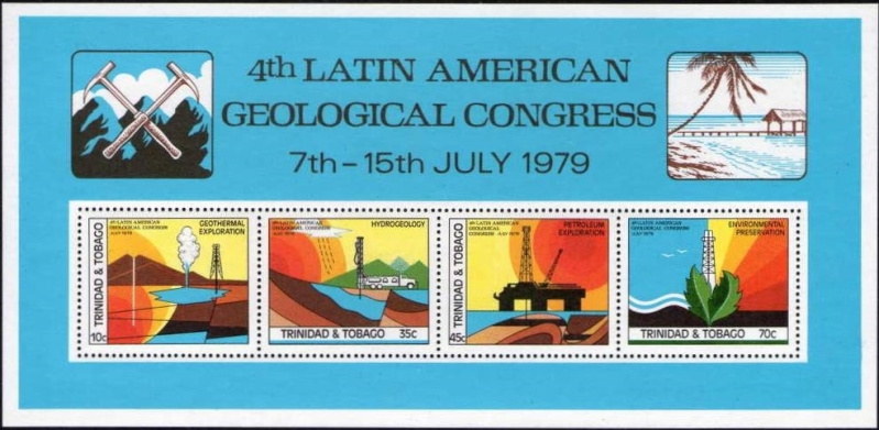 1979 4th Latin American Geological Congress Souvenir Sheet