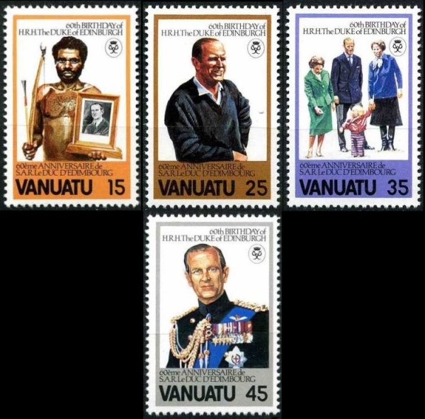 1981 60th Birthday of Prince Philip Stamps
