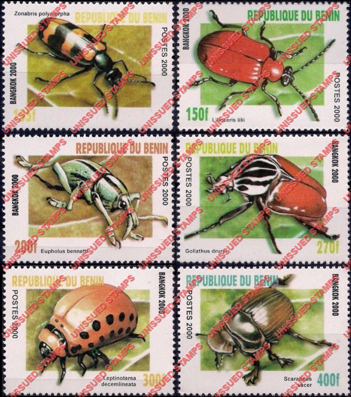 Benin 2000 Dogs Unissued Stamp Set Benin 2000 Dogs Unissued Stamp Set
