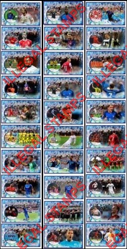 Comoro Islands 2018 FIFA World Cup Soccer in Russia (different) Counterfeit Illegal Stamp Souvenir Sheets of 1 Comoro Islands 2018 FIFA World Cup Soccer in Russia (different) Counterfeit Illegal Stamp Souvenir Sheets of 1