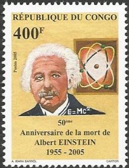 Congo Republic 2005 50th Anniversary of the death of Albert Einstein Congo Republic 2005 50th Anniversary of the death of Albert Einstein
