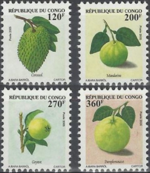 Congo Republic 2005 Fruits of Congo Congo Republic 2005 Fruits of Congo