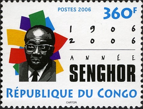 Congo Republic 2006 Centenary of Leopold Sedan Senghor - Senghor Year Scott Number 1275 Congo Republic 2006 Centenary of Leopold Sedan Senghor - Senghor Year Scott Number 1275