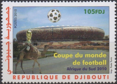Djibouti 2010 FIFA Soccer World Cup Michel 814 Djibouti 2010 FIFA Soccer World Cup Michel 814