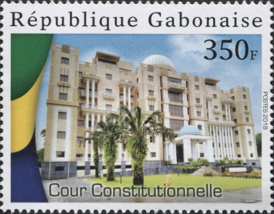 Gabon 2018 The Seat of the Constitutional Court of Gabon Scott Catalog Number 1108 Gabon 2018 The Seat of the Constitutional Court of Gabon Scott Catalog Number 1108
