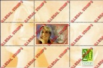 Kyrgyzstan 2000 20th Century Icons Illegal Stamp Souvenir Sheet of 1 Kyrgyzstan 2000 20th Century Icons Illegal Stamp Souvenir Sheet of 1