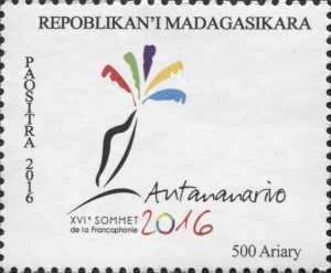 Madagascar 2016 The 16th Francophonie Summit - Antananarivo Scott 1647 Madagascar 2016 The 16th Francophonie Summit - Antananarivo Scott 1647