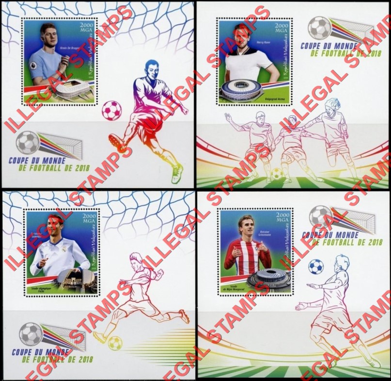 Madagascar 2018 World Cup Soccer Groups (Football) Illegal Stamp Souvenir Sheets of 1 (Part 2) Madagascar 2018 World Cup Soccer Groups (Football) Illegal Stamp Souvenir Sheets of 1 (Part 2)