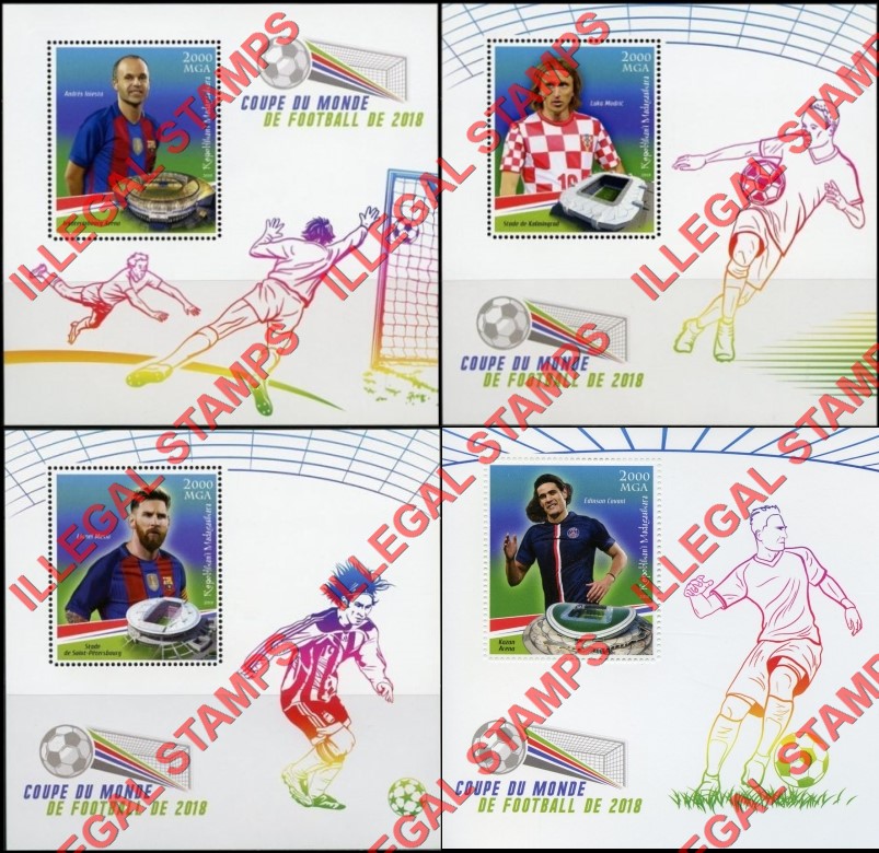 Madagascar 2018 World Cup Soccer Groups (Football) Illegal Stamp Souvenir Sheets of 1 (Part 3) Madagascar 2018 World Cup Soccer Groups (Football) Illegal Stamp Souvenir Sheets of 1 (Part 3)
