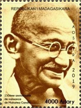 Madagascar 2019 150th Birth Anniversary of Mahatma Gandhi Madagascar 2019 150th Birth Anniversary of Mahatma Gandhi