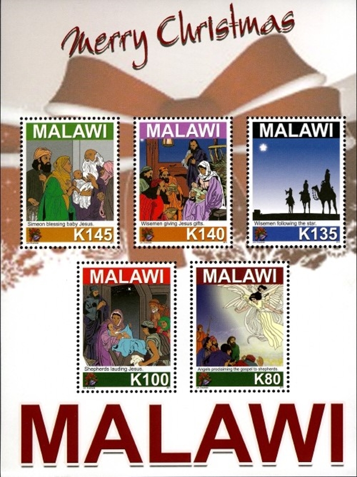 Malawi 2011 Christmas Souvenir Sheet Scott 769a Malawi 2011 Christmas Souvenir Sheet Scott 769a