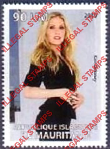 MAURITANIA 2010 Kim Delaney Counterfeit Illegal Stamp (Stamp 2) MAURITANIA 2010 Kim Delaney Counterfeit Illegal Stamp (Stamp 2)