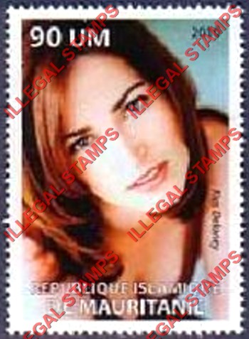 MAURITANIA 2010 Kim Delaney Counterfeit Illegal Stamp (Stamp 3) MAURITANIA 2010 Kim Delaney Counterfeit Illegal Stamp (Stamp 3)