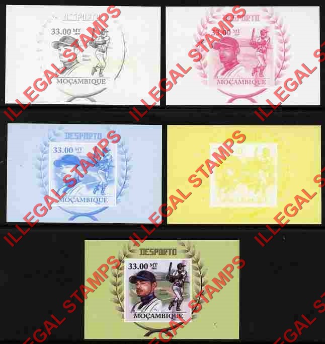 Mozambique 2010 Baseball Ichiro Suzuki Counterfeit Illegal Stamp Deluxe Souvenir Sheet of 1 Color Proof Set Mozambique 2010 Baseball Ichiro Suzuki Counterfeit Illegal Stamp Deluxe Souvenir Sheet of 1 Color Proof Set