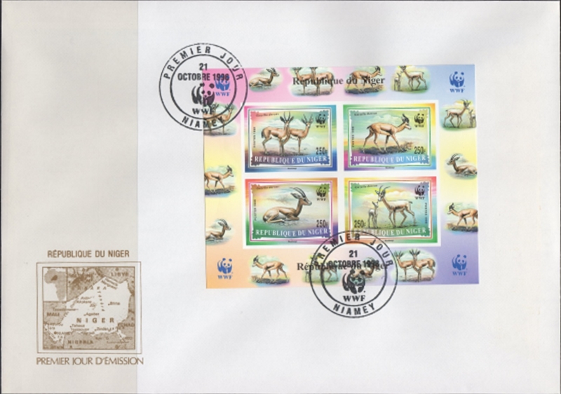 Niger 1998 Gazella World Wildlife Fund (WWF) on Questionable First Day Cover