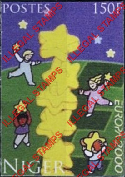 Niger 2000 EUROPA Illegal Stamp