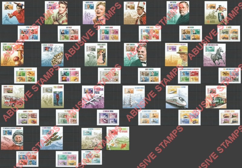 Niger Abusive Stamps Topicals Scott Catalog No. 1225-1270