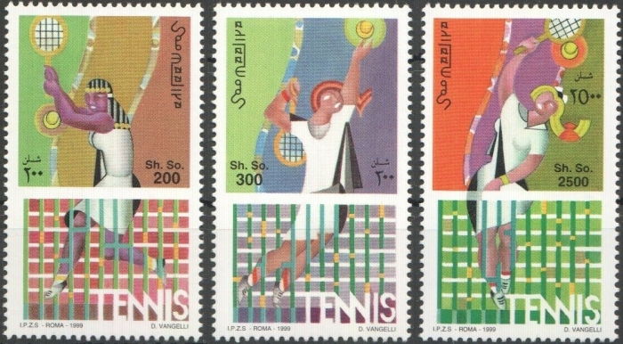 Somalia 1999 Tennis Michel 767-769 Somalia 1999 Tennis Michel 767-769