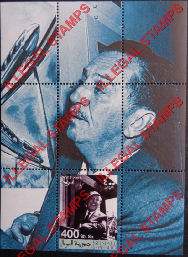 Somalia 2001 Walt Disney Illegal Stamp Souvenir Sheet of 1 Somalia 2001 Walt Disney Illegal Stamp Souvenir Sheet of 1